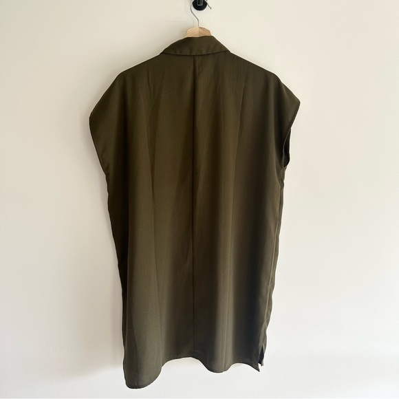 Forever 21 button up khaki dress - Picture 5 of 5